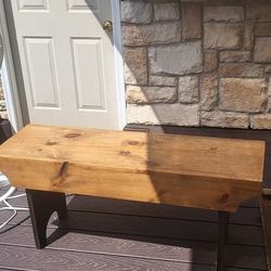 Entryway Wooden Bench