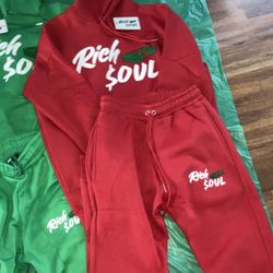 ‼️‼️Come shop new merch is here rich$oul 1st Collection sweatsuits are back by popular demand really can’t tell y’all how much I appreciate the suppor