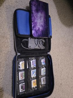 Nintendo 3DS XL Galaxy Edition with Games and Case