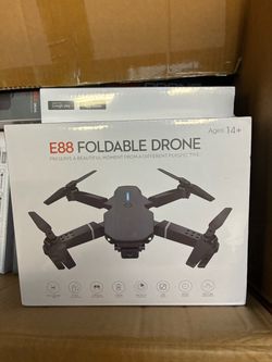E88 foldable drone with all control