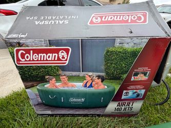 Coleman Miami AirJet Round Inflatable Hot Tub