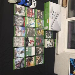 Xbox With Accessories And Games