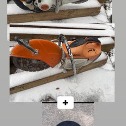 Stihl ts420 concrete saw