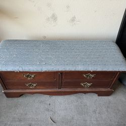 Vintage Storage Bench