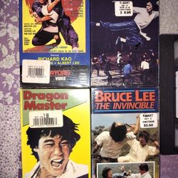 Kungfu On VHS $25 For 5,Or 5 A Piece