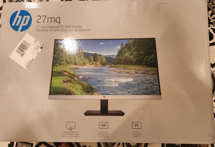 Hp 27" Monitor BRAND NEW!!! Never Opened