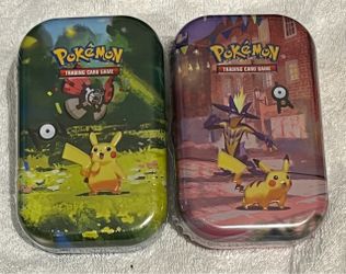30th  CELEBRATION POKEMON PIKACHU DAY & NIGHT SEALED MINI TINS