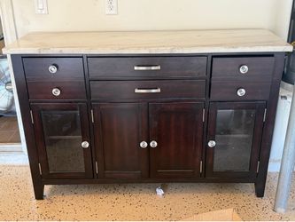 Buffet table