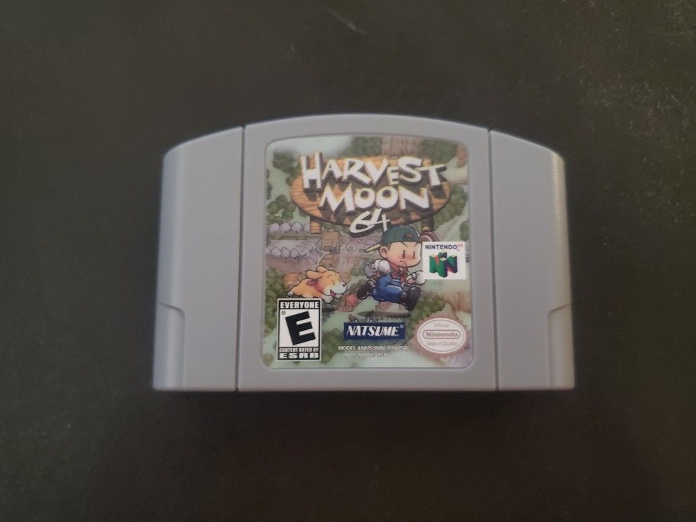 Harvest Moon 64 Nintendo 64 N64 Video Game Cartridge 