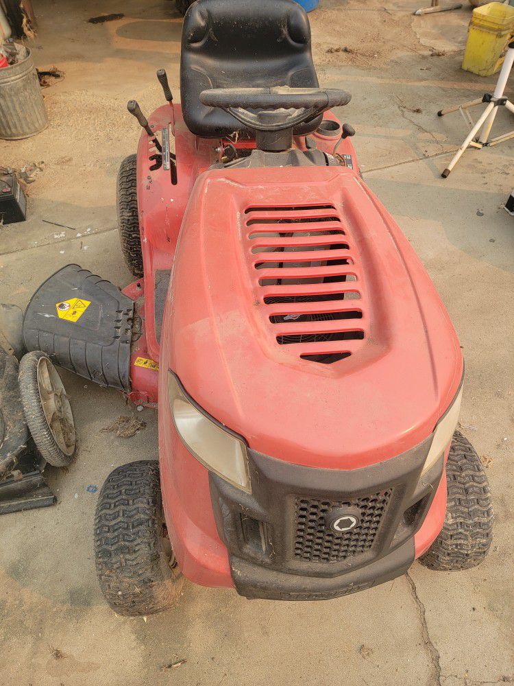 Red 2016 Troy Built Riding Lawn Mower 