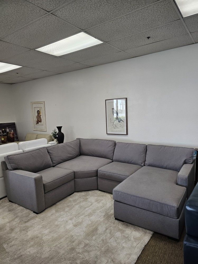 4-PC Fabric Sectional Sofa