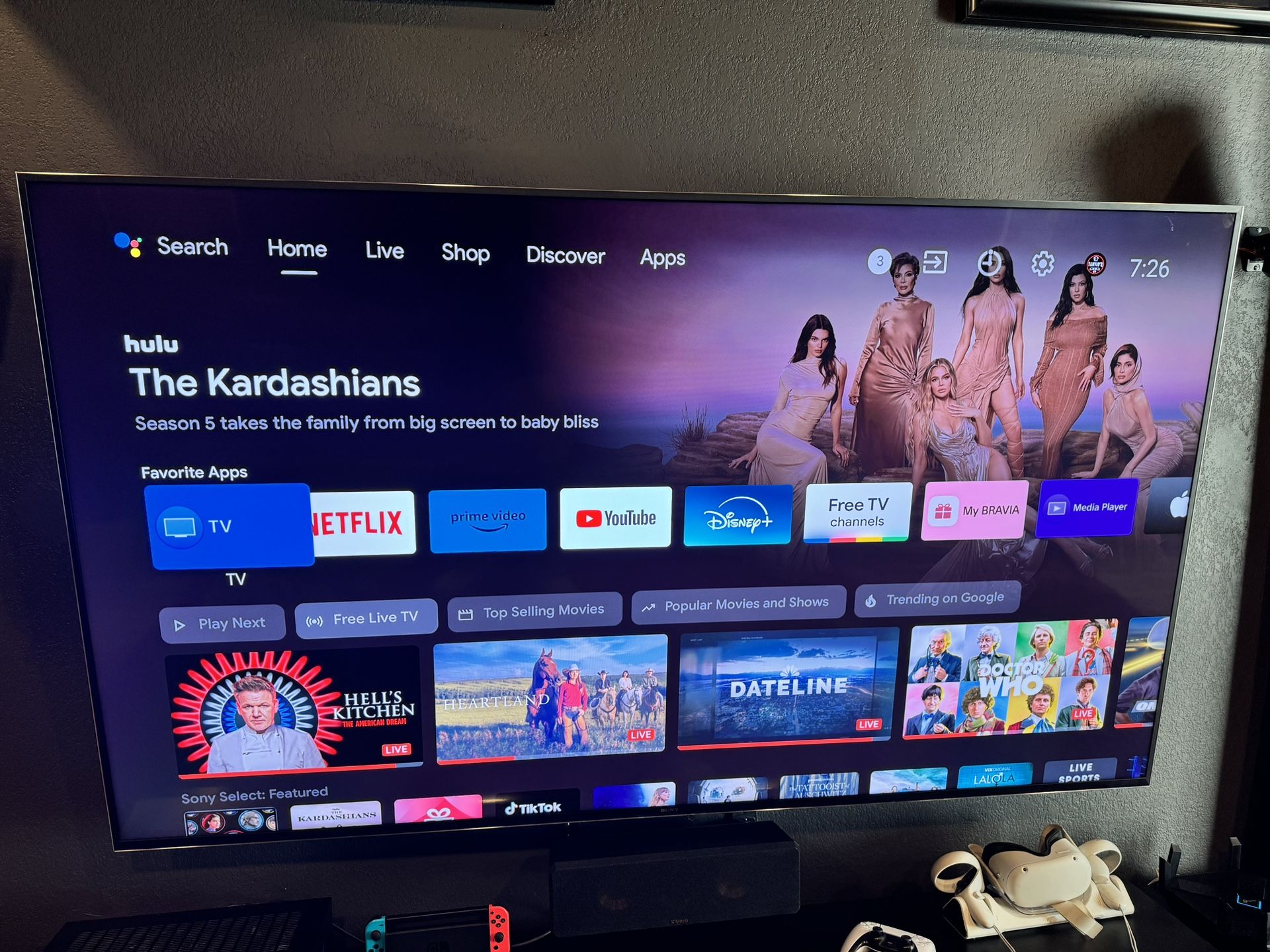 85” Sony Bravia 4k TV