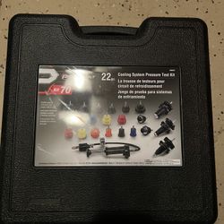 Cooling system pressure test kit