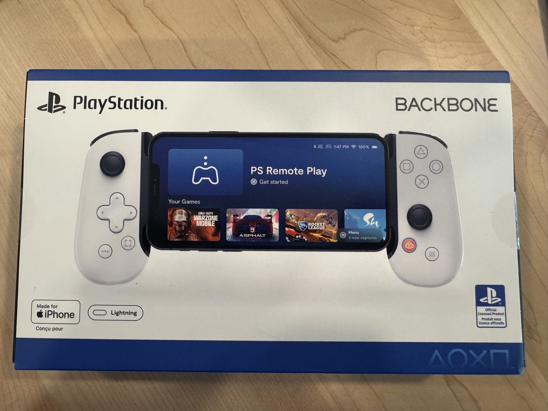 PlayStation Backbone Lighting edition for iPhone brand new