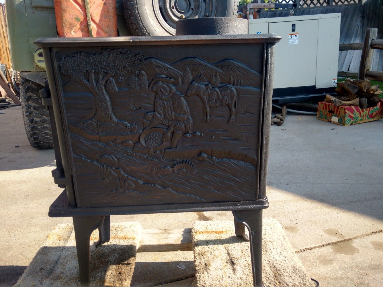 Plainsman wood burning stove