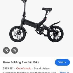 JETSON Haze Folding Electric Bike