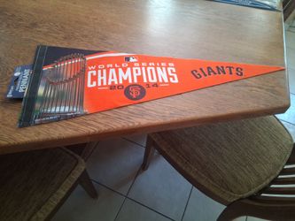 2014 SF Giants WS Champs Pennant