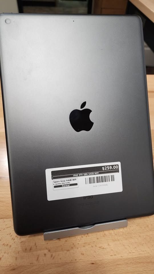 IPAD 9TH GEN 64GB WIFI - G