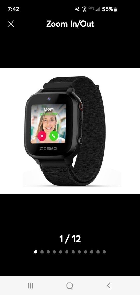 2 Smart Watch for Kids, GPS, Sim Card,SOS