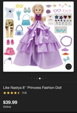 Like Nastya 8” Princess Fashion Doll
