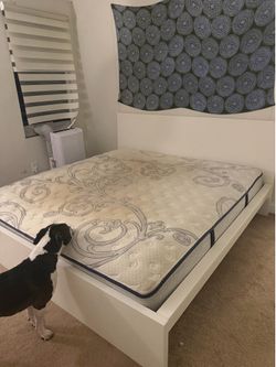 California King bed frame and mattress