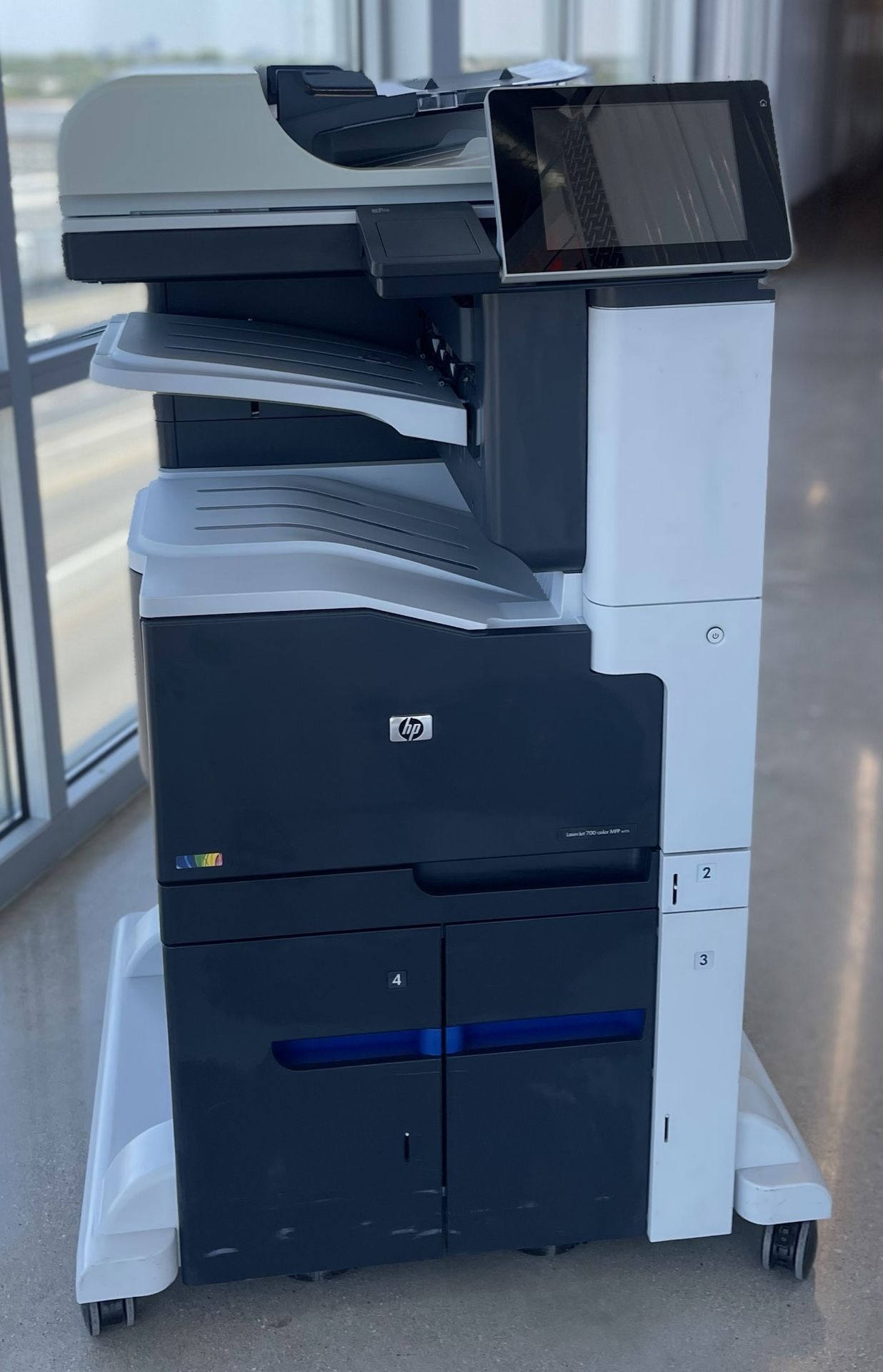 HP LaserJet M775 Large Format Color Laser Printer - 11x17 Tabloid. Dual Sided. 5-trays!!!