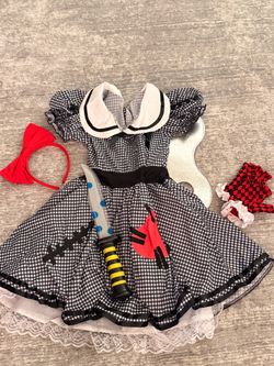Girls Halloween Costume Set with Accessories