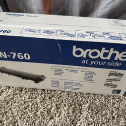 NEW- Brother TN-760 Black Toner Cartridge 