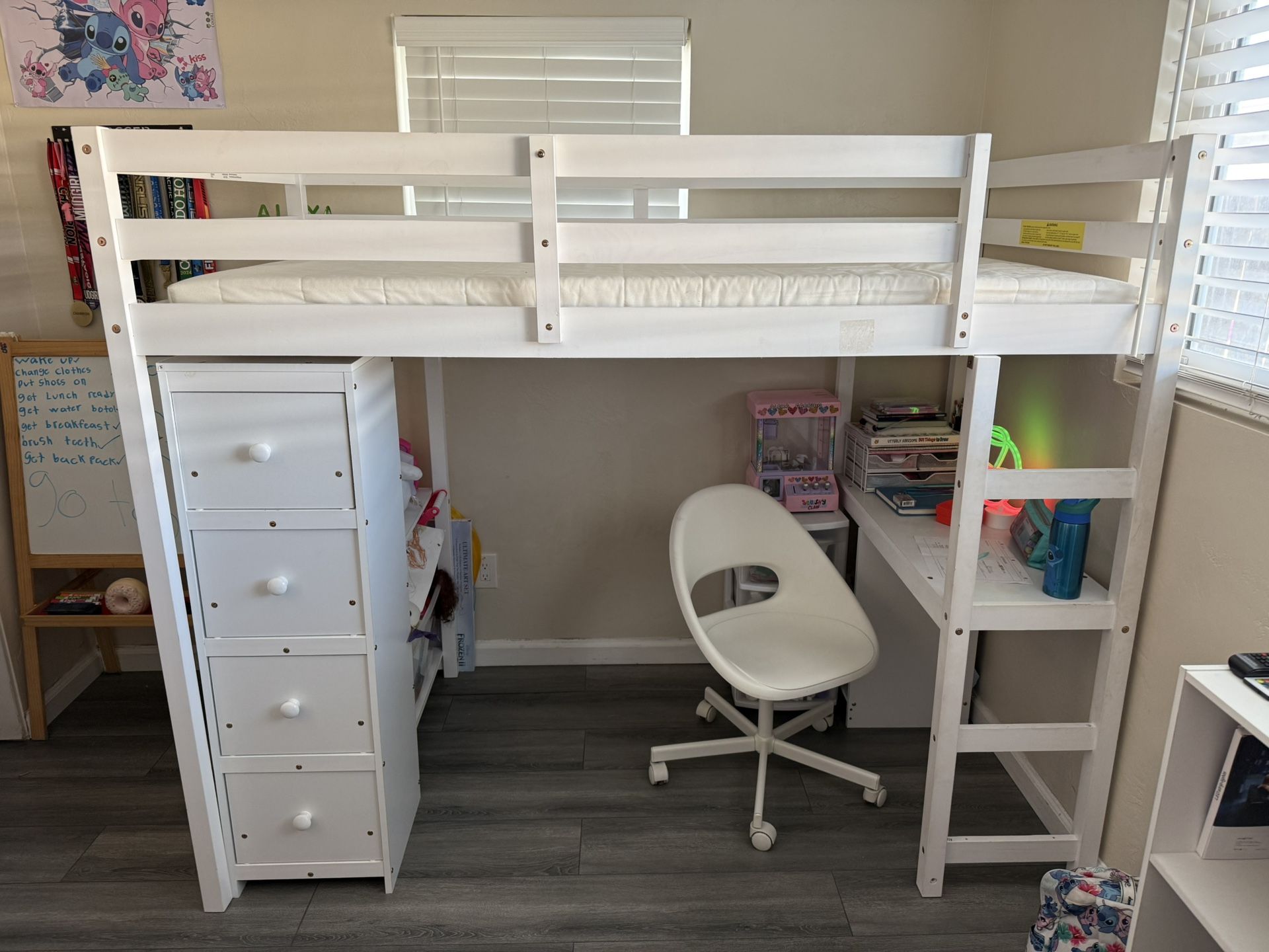 Bunk Bed With Desk 