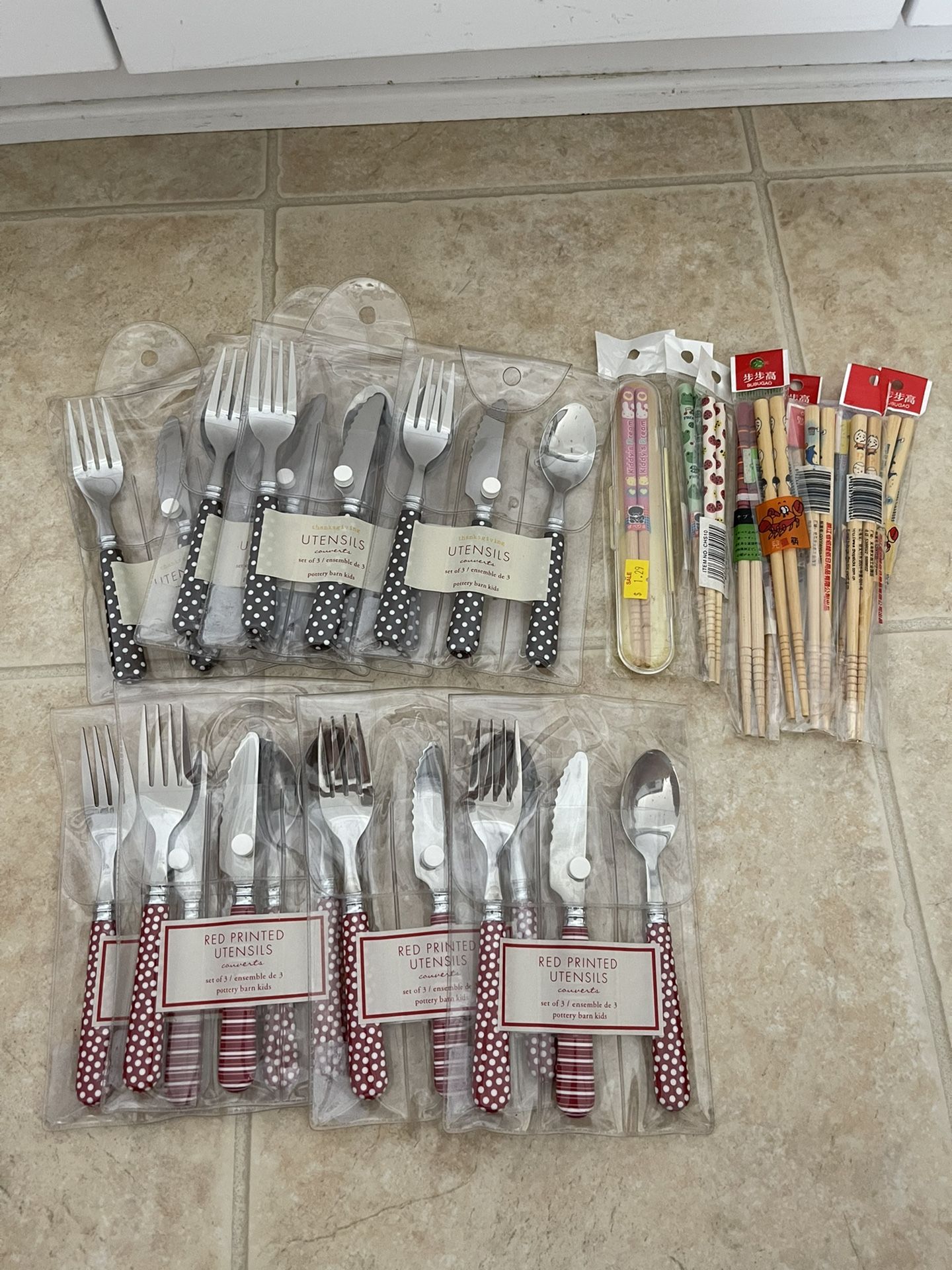 Pottery Barn Kids Utensil Set