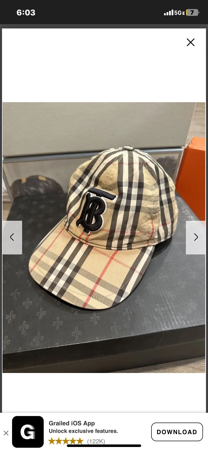 Burberry Cap