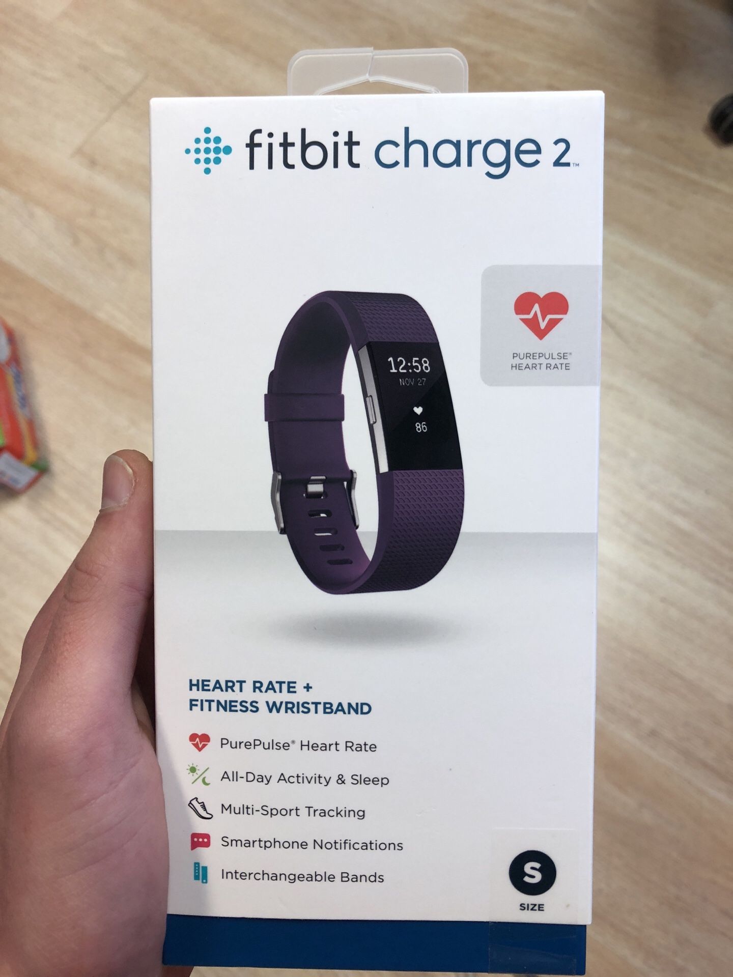 Fitbit Charge 2 Purple Never Opened in Box