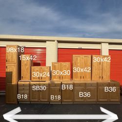 ✅ Used Kitchen Cabinets in Excellent Shape – Full Set