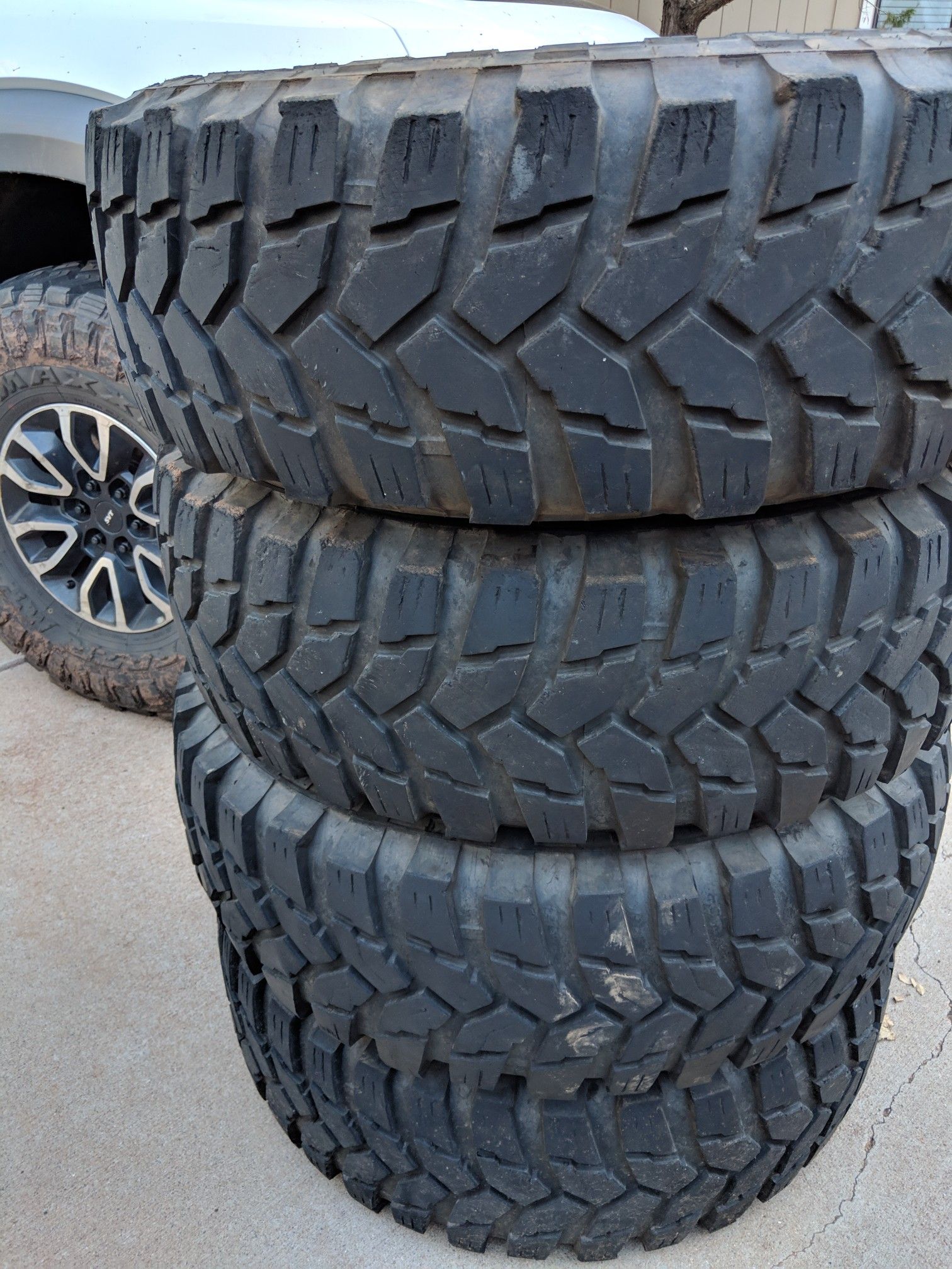 37 12.50 R17 Maxxis Trepador mud terrain tires