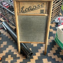 two Antique Wash Boards