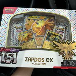 pokemon 151 zapdos ex 