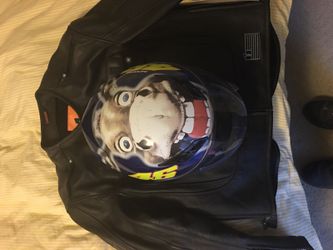 Icon jacket and helmet