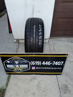 1 USED TIRE 205/55/16 SENTURY TOURING $50 CASH PRICE MOUNTED & BALANCE