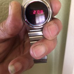 Vintage National Semiconductor LED Watch Works Perfect From The 70s 