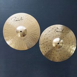 Paiste 14" Signature Dark Energy Mark I Hi-Hat Cymbals **Located In Upland**