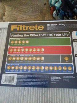 Filtrate air filter 3M 20x20 x 1