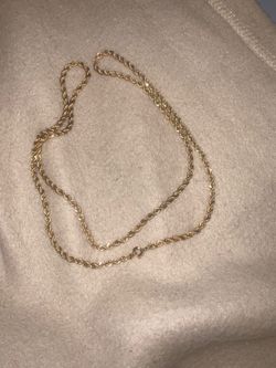 14k gold rope chain