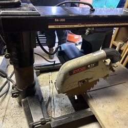 ryobi tools 8 1/4 radial arm saw RA-200