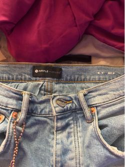 Purple jeans