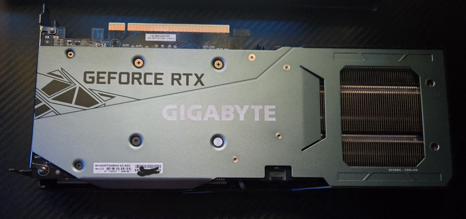 Gigabyte RTX3060Ti 8G Gaming OC Gpu