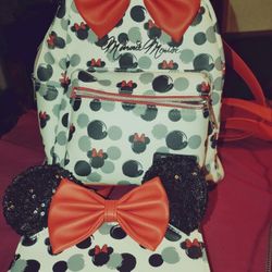 Loungefly Minnie Mouse Poka-Dot  Backpack 