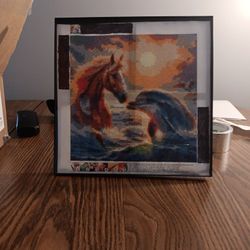 A Finished Diamond Painting Picture 