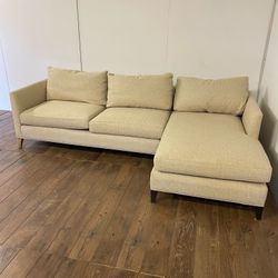 Crate & Barrel Sectional Couch Sofa *Free Delivery*
