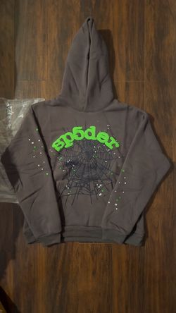 OG web sp5der Hoodie (Slate Gey)