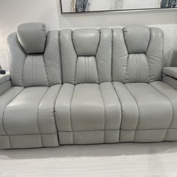 Gray Couch Recliner One Don’t Work,  